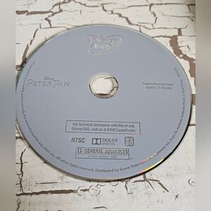 10/$15 Peter Pan DVD Good Condition